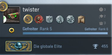 counter strike ranks