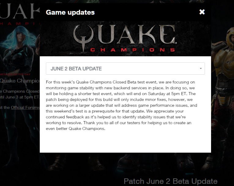 Steam Charts Quake Champions