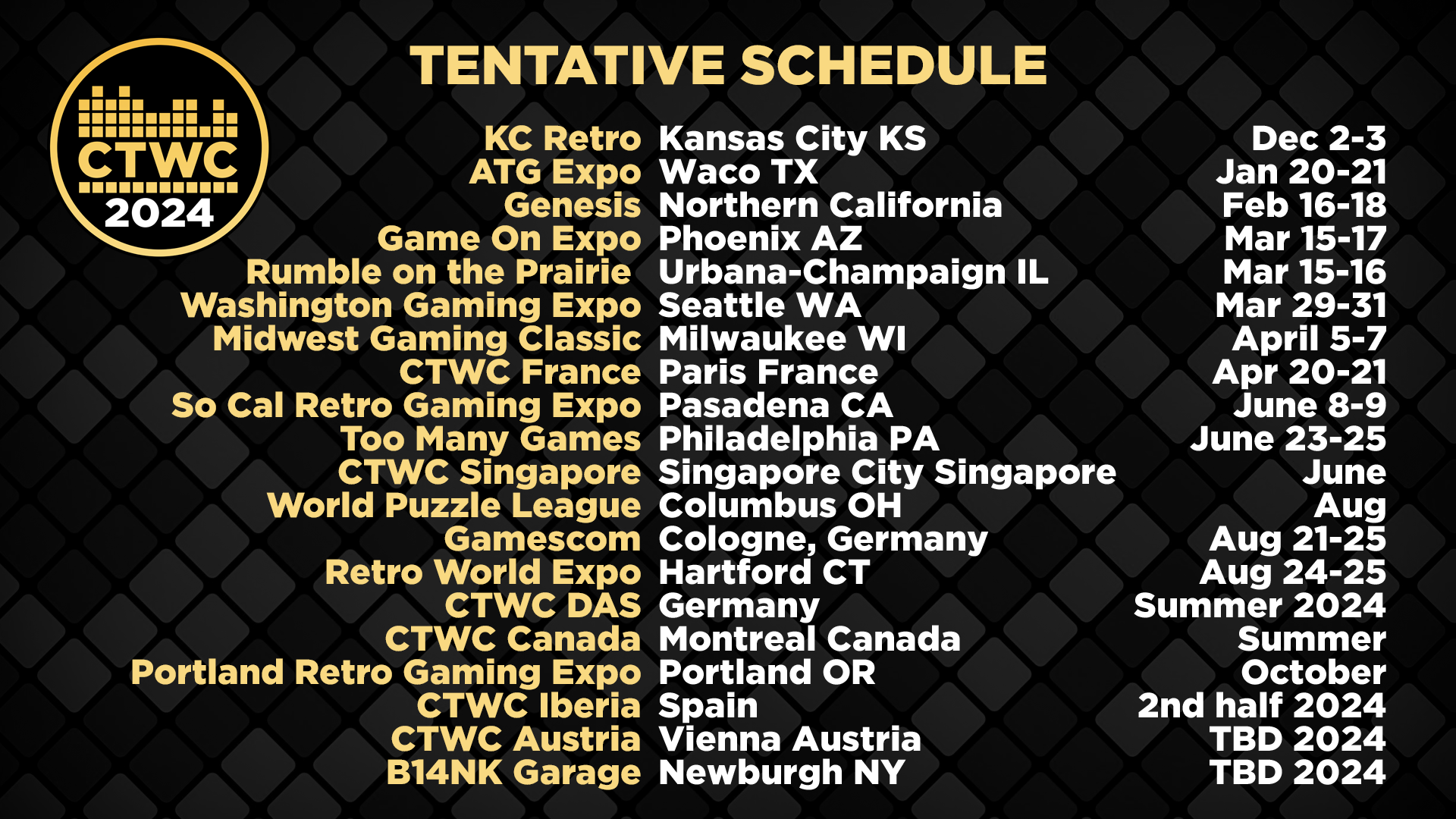 Classic Tetris World Championship – 2023 CTWC LIVE Oct. 13-15!!