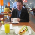 Airport breakfast