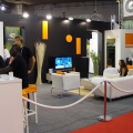 Orange booth