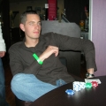 Me playing poker